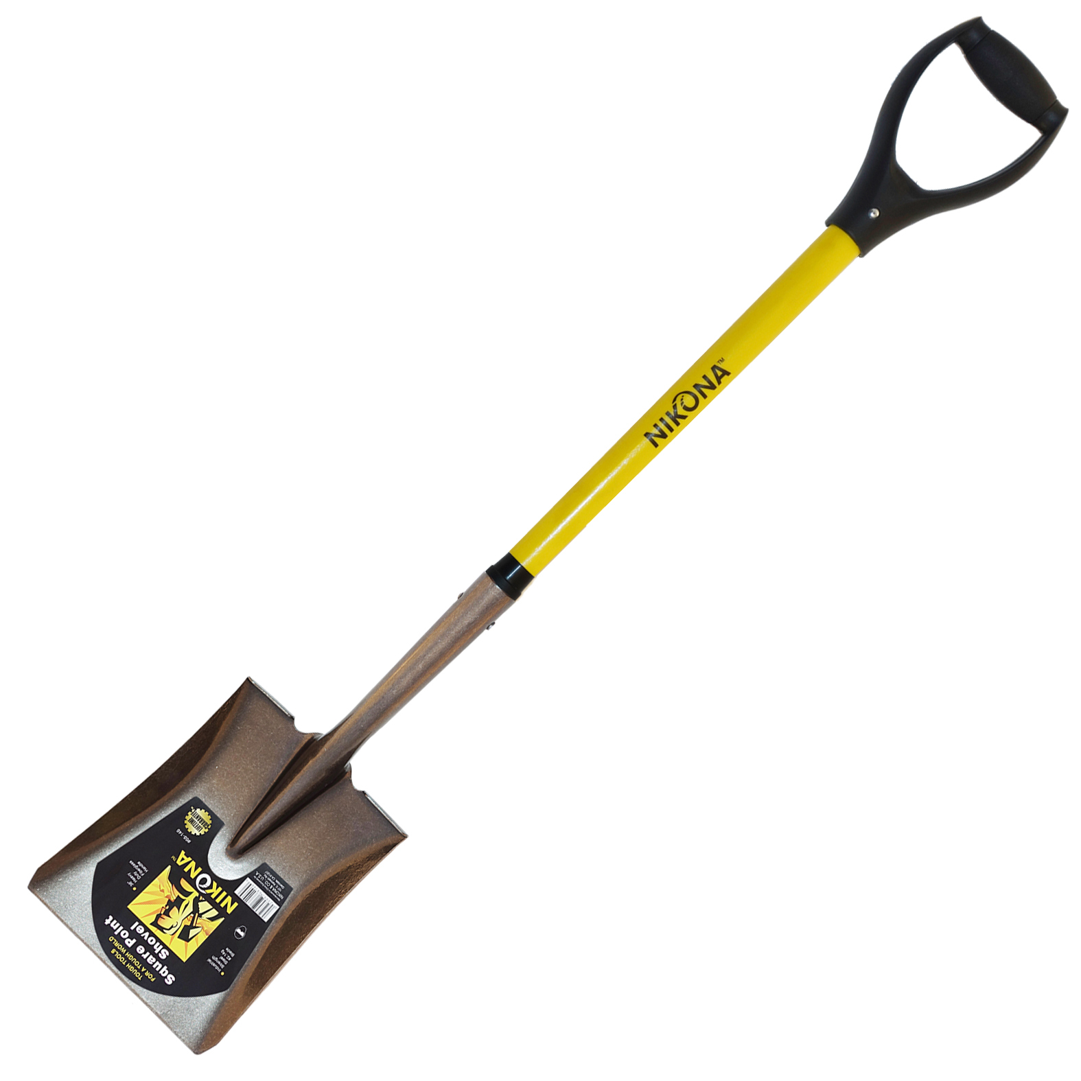 Лопата совковая Никона с фибровой рукояткой, 27" арт.68-146 по цене 