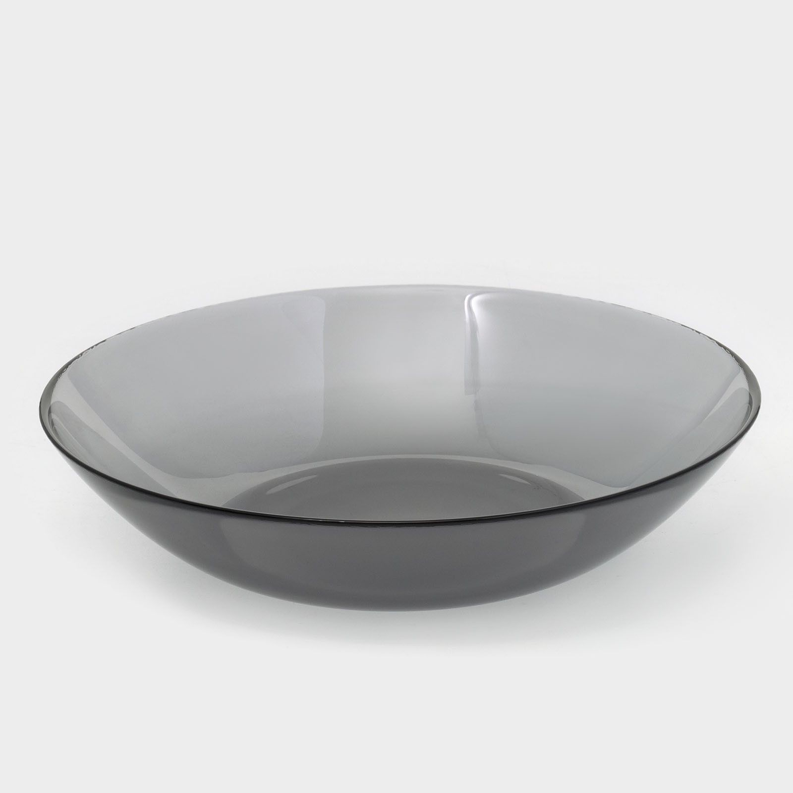 Тарелка суповая Симпатия графит 20,8см, стекло арт.23с2316 по цене 