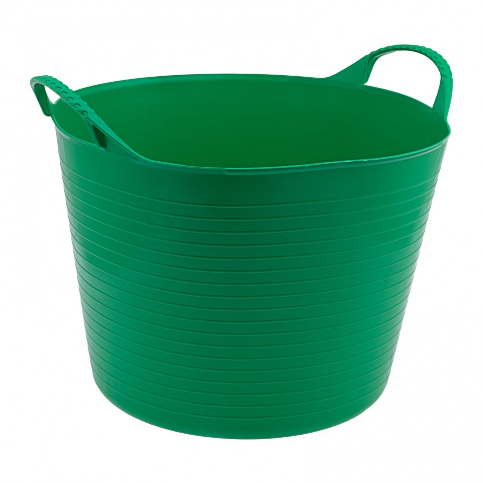 Ведро гибкое Сибртех сверхпрочное 40л зеленое  арт.67506 по цене 
