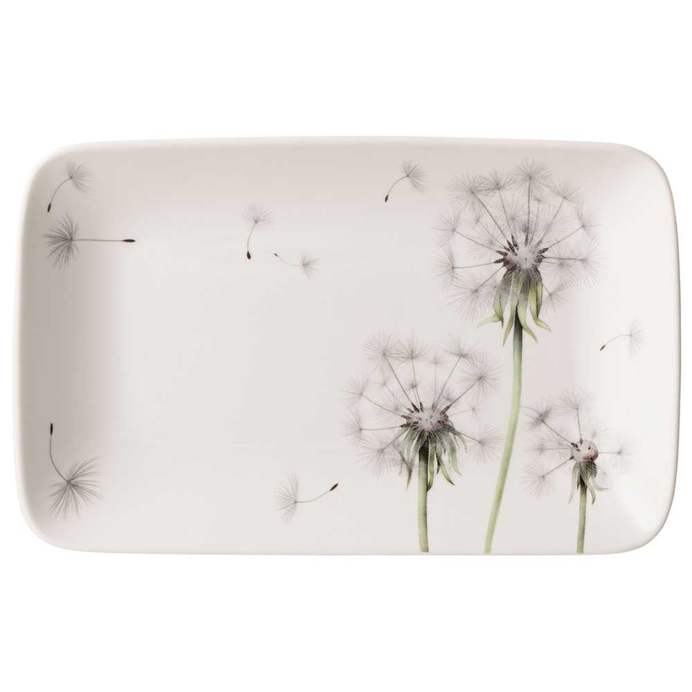 Блюдо прямоугольное Лефард Лови счастье 23х4см, фарфор арт.581-014 по цене 