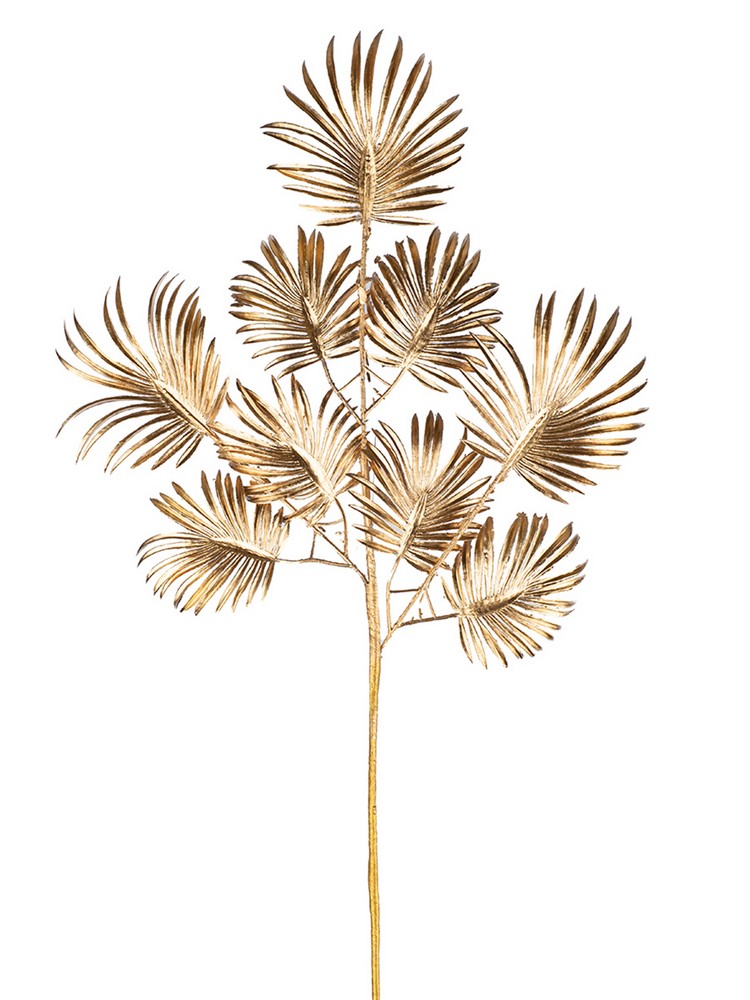 Изделие декоративное Ветка золотая 77х30х4,5см ПВХ арт.90937 по цене 