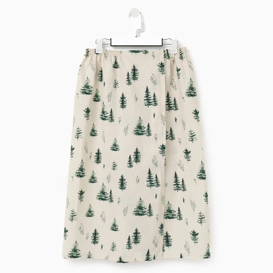 Парео женское для бани Елочки 80х144см, хлопок арт.10548971 по цене 