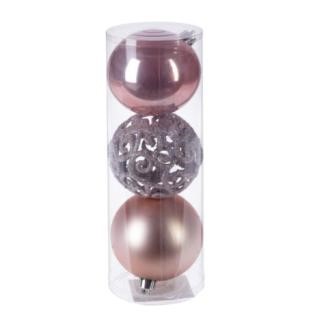 Украшение новогоднее Шар Трио фэнтези набор из 3 шт по цене 