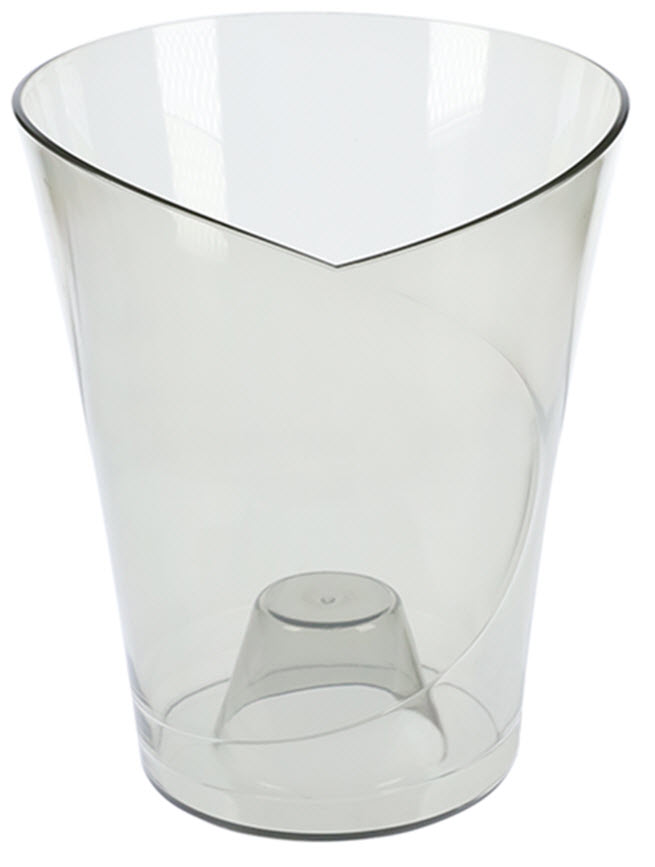 Кашпо Орхидея 1,5л дымчатый, пластик арт.КШ-6444 по цене 