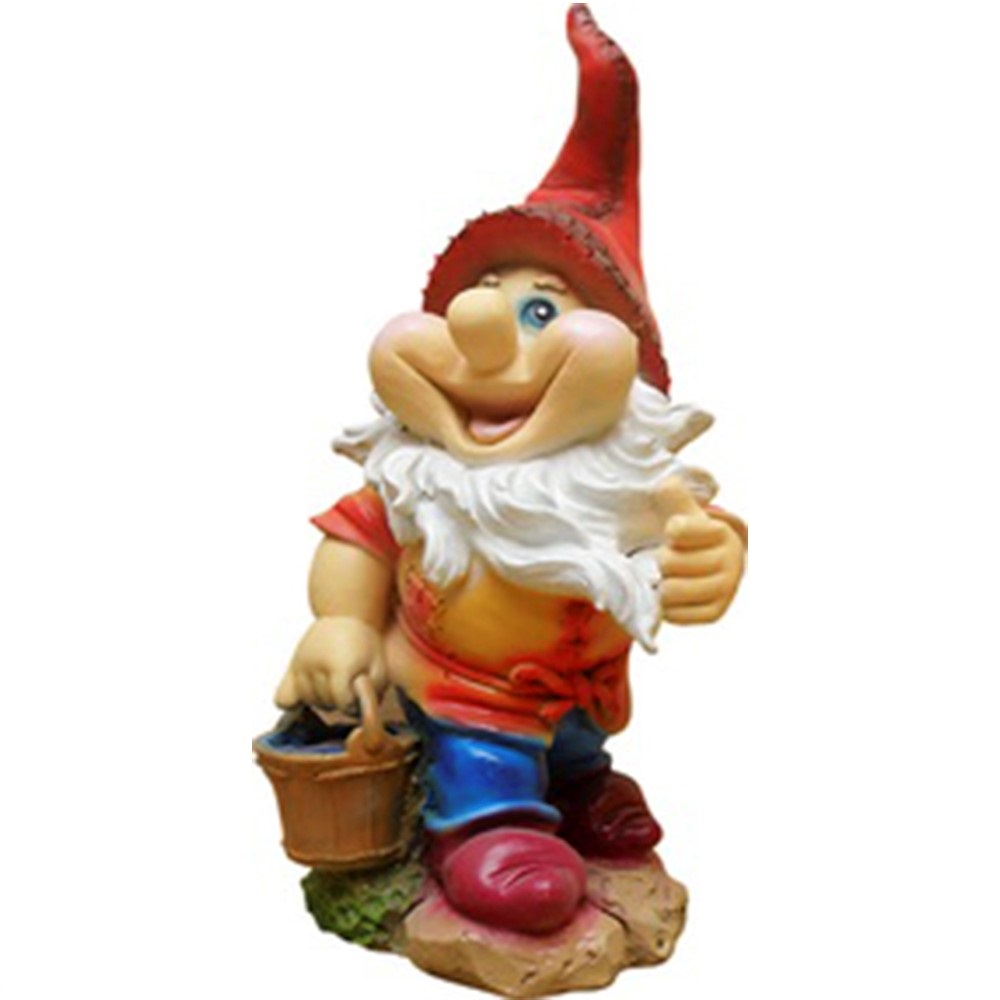 Фигура садовая Гном с ведром стеклопластик арт.F03140 по цене 