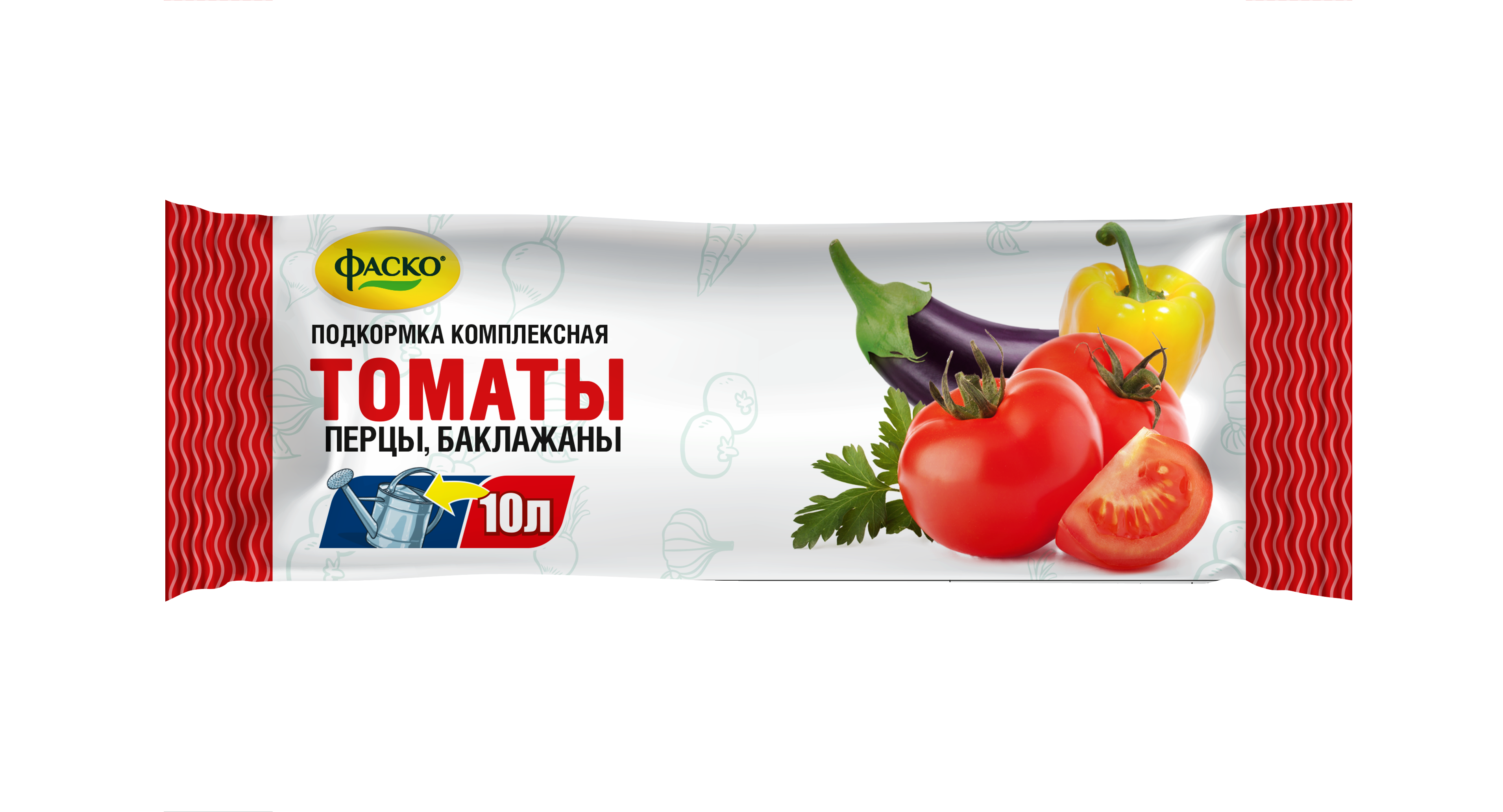 Удобрение сухое Фаско минеральное Томаты водорастворимое 10гр по цене 