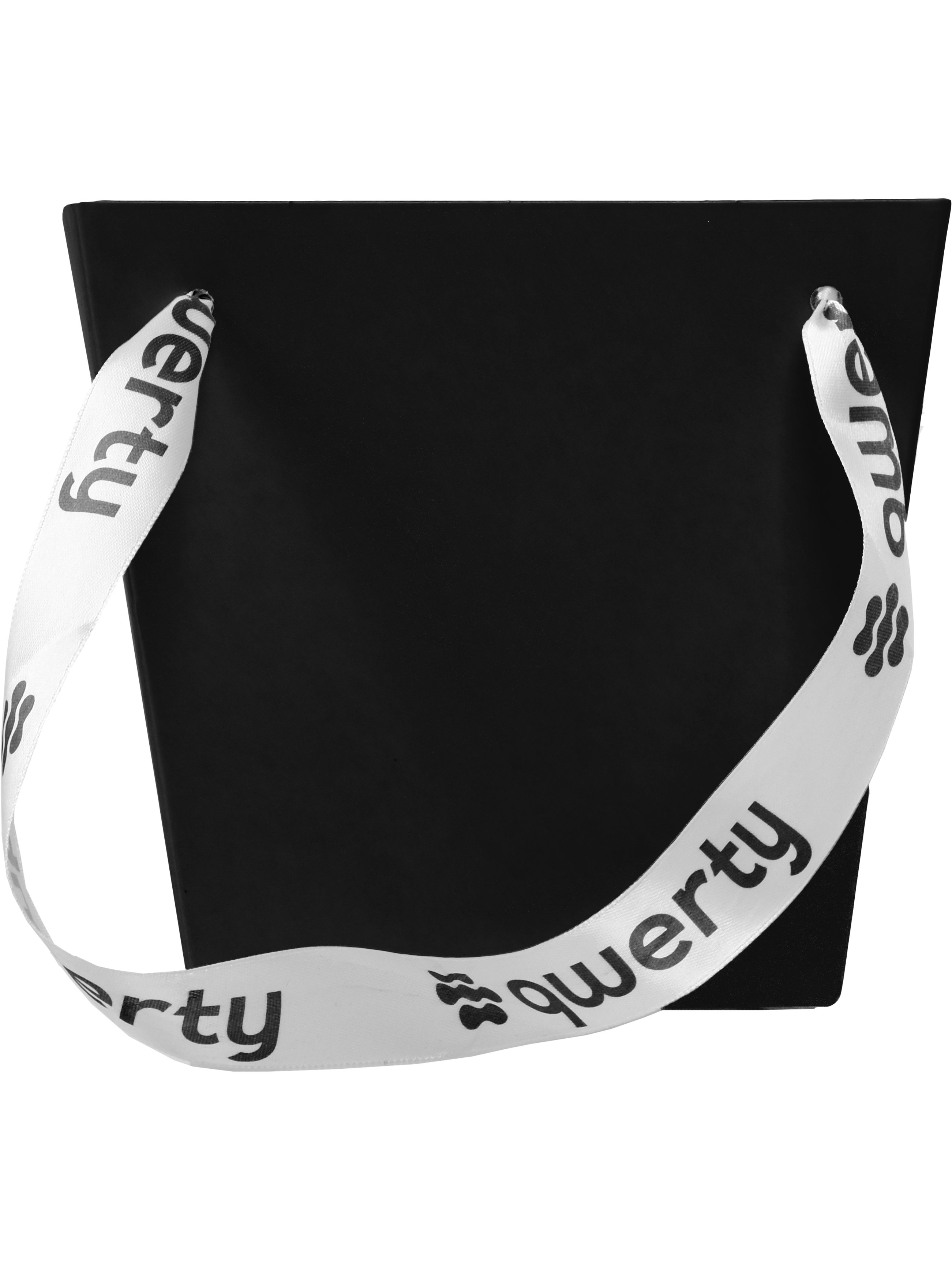 Пакет для цветов Призма 15см с ручками черный по цене 