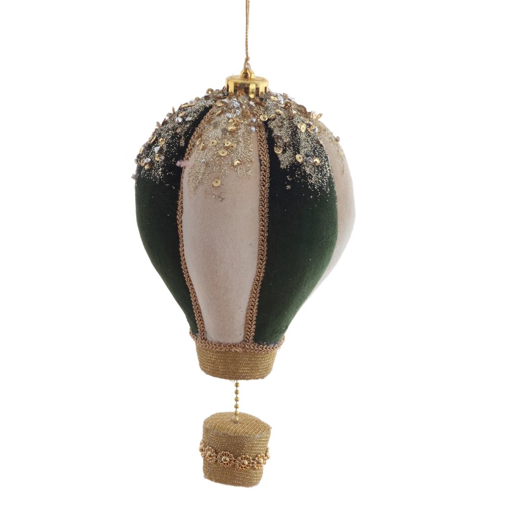 Изделие декоративное подвесное Воздушный шар 12х12х23см арт.806844 по цене 