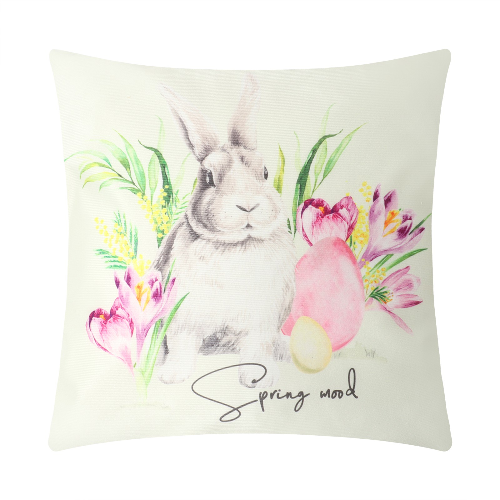 Чехол на подушку Этель Пасхальный кролик 40х40см, 100% п/э, велюр  арт.9603064 по цене 