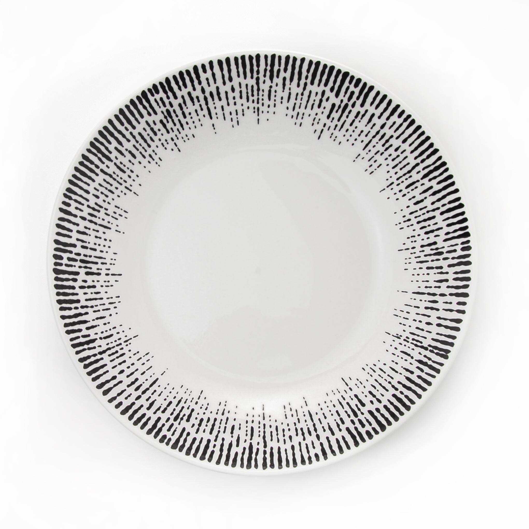 Тарелка глубокая 20см 790мл Мила Рипси, керамика арт.253-27012 по цене 