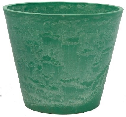 Горшок для растений Классический зеленая трава 12л, 25,4х31см по цене 