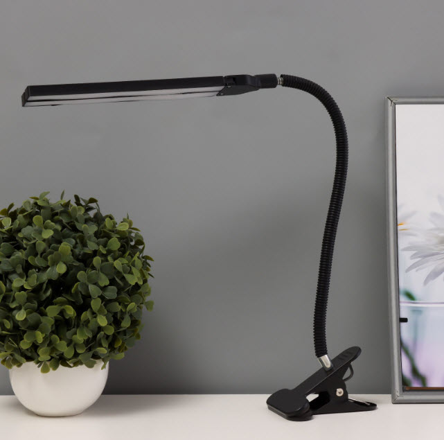 Настольная лампа Семи LED 5Вт 6000К черный 7,5х10,5х65см арт.10186155 по цене 