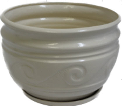 Горшок Соната №1 20,9х22,5см 5,4л, керамика арт.10005760 по цене 