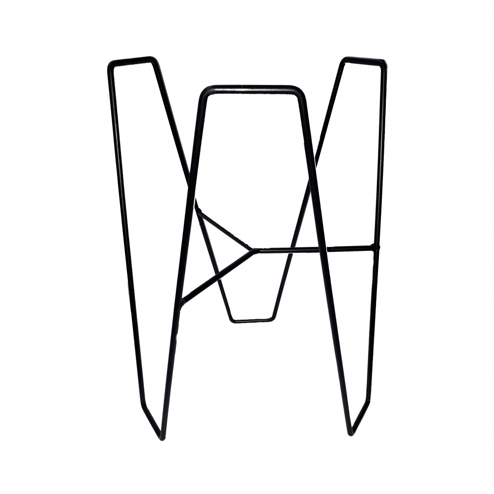 Подставка Гранж для одного горшка ВипСет металл черный арт.ПЛ3 по цене 