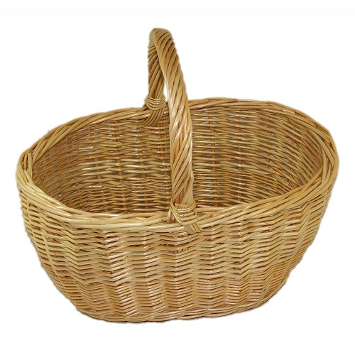 Корзина грибная овальная из прута 20л 42х43х30см арт.НХП 00628/3б по цене 