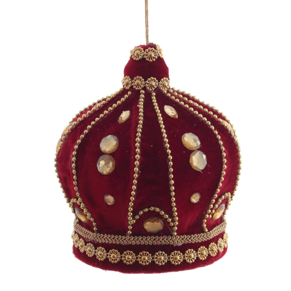 Изделие декоративное подвесное Корона 12х12х14см арт.806857 по цене 