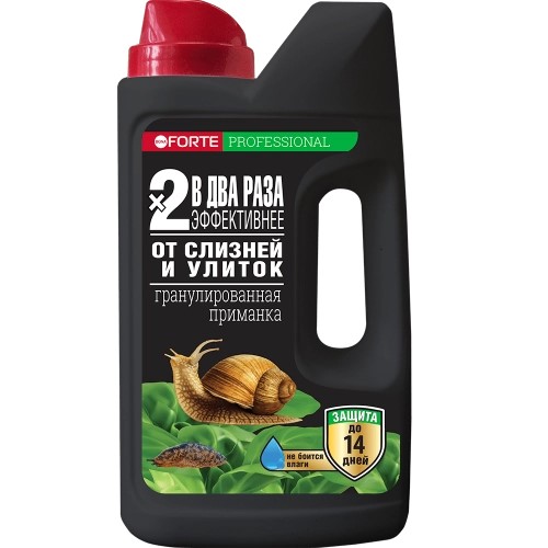 Инсектицид БОНА ФОРТЕ Супер гранулы от слизней и улиток ШЕЙКЕР, 900г по цене 