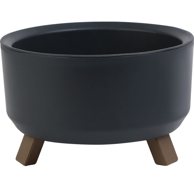 Кашпо Грация прайм 2,25л Антрацит пластик арт.КШ-4292 по цене 