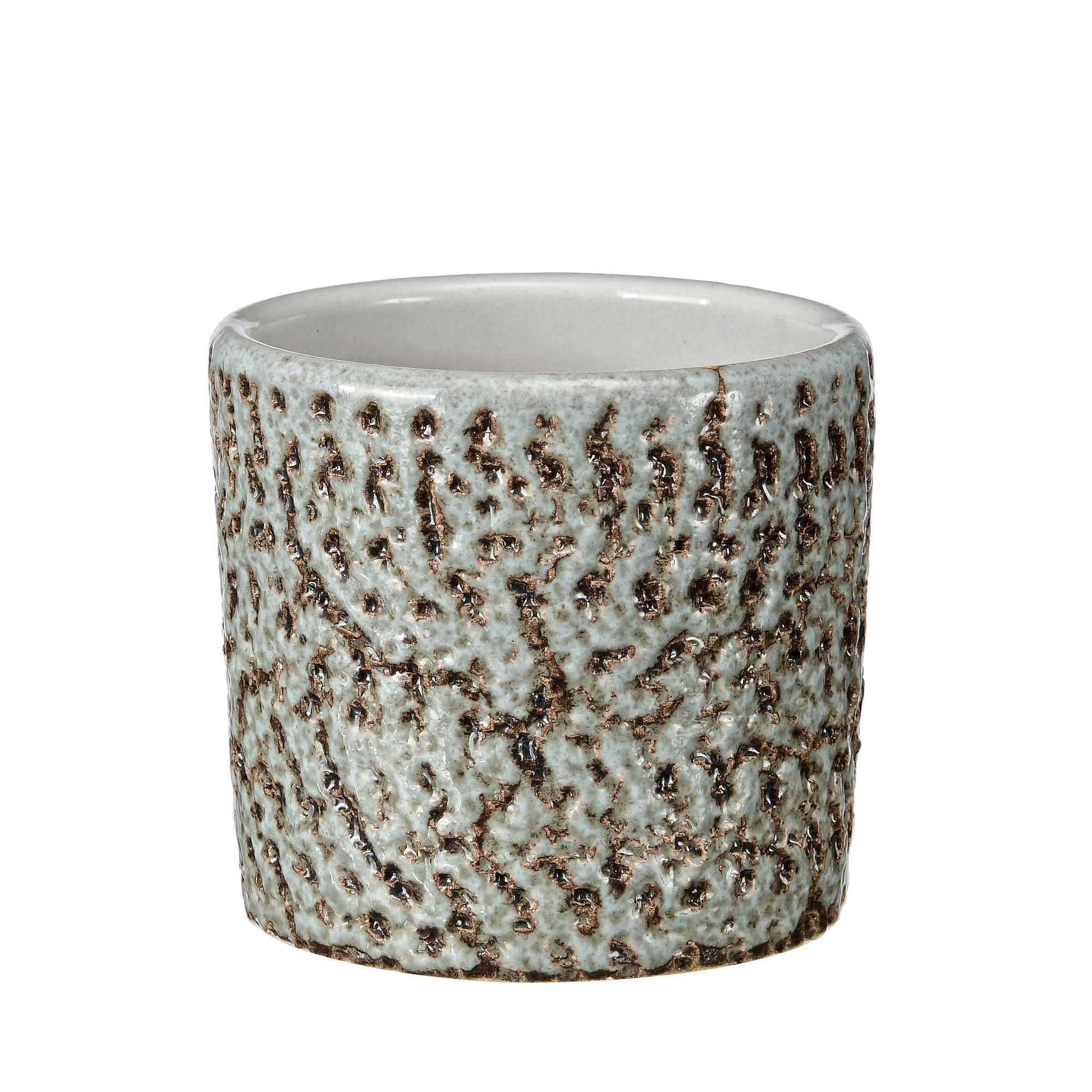 Кашпо Антик тубус мини 7см, керамика по цене 