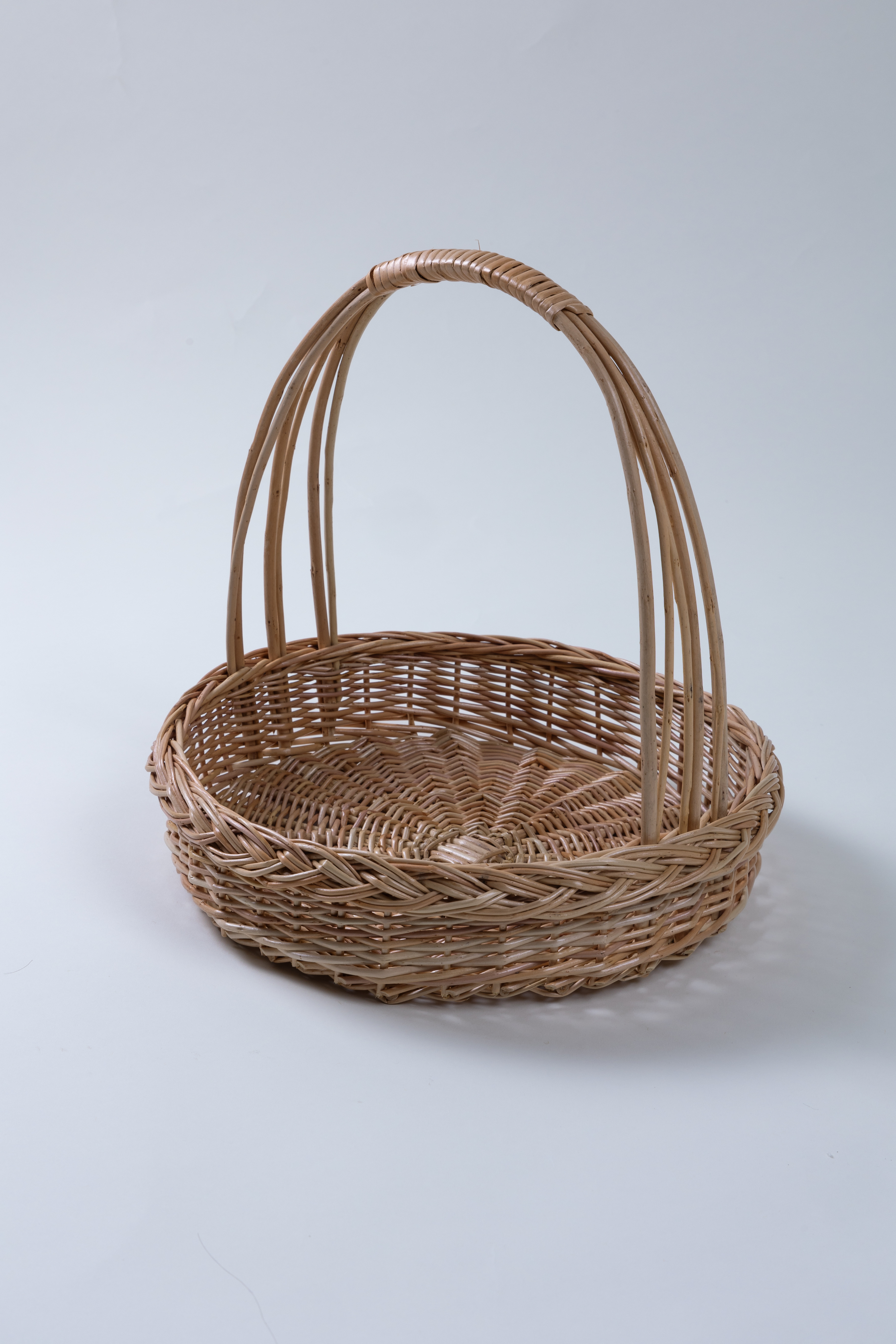 Корзина подарочная плетеная круглая 30x30см арт.НХП 0138 по цене 