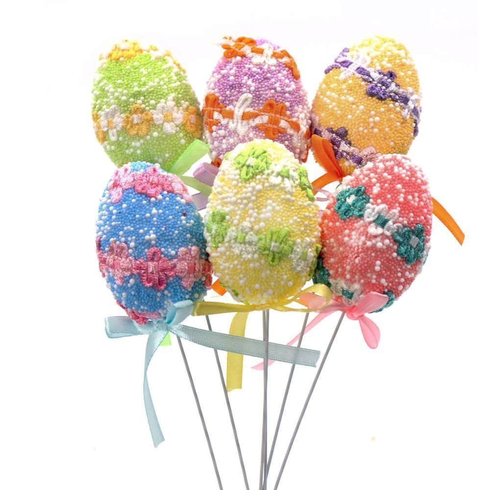 Вставка Яйцо пасхальное набор 6шт арт.724221 по цене 