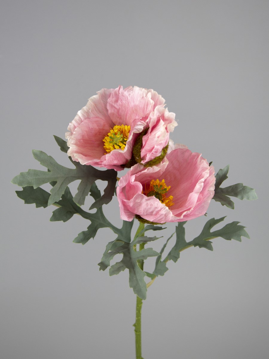 Цветок искусственный Мак 57см розовый арт.к000021360 по цене 