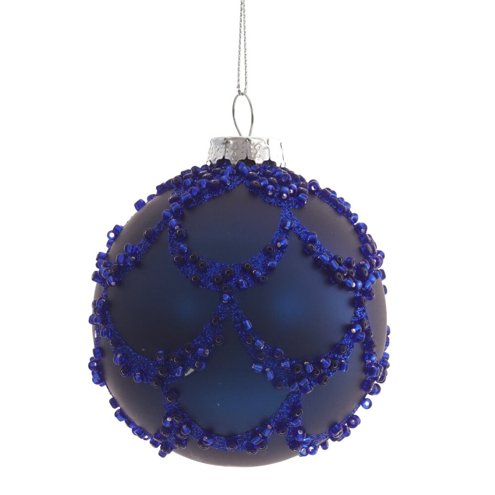 Украшение новогоднее Шар 8см 8х8х10см, стекло арт.813298 по цене 