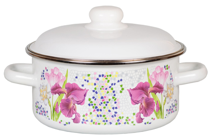 Кастрюля эмалированная цилиндр Мозаика 4л арт.1RB221M по цене 