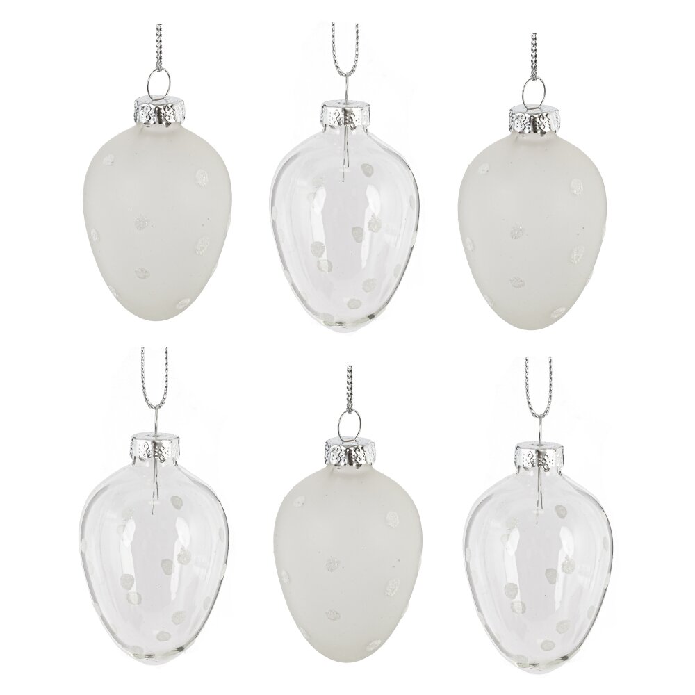 Набор из 6-ти изделий подвесных Яйцо пасхальное 13x16x4см арт.797454 по цене 