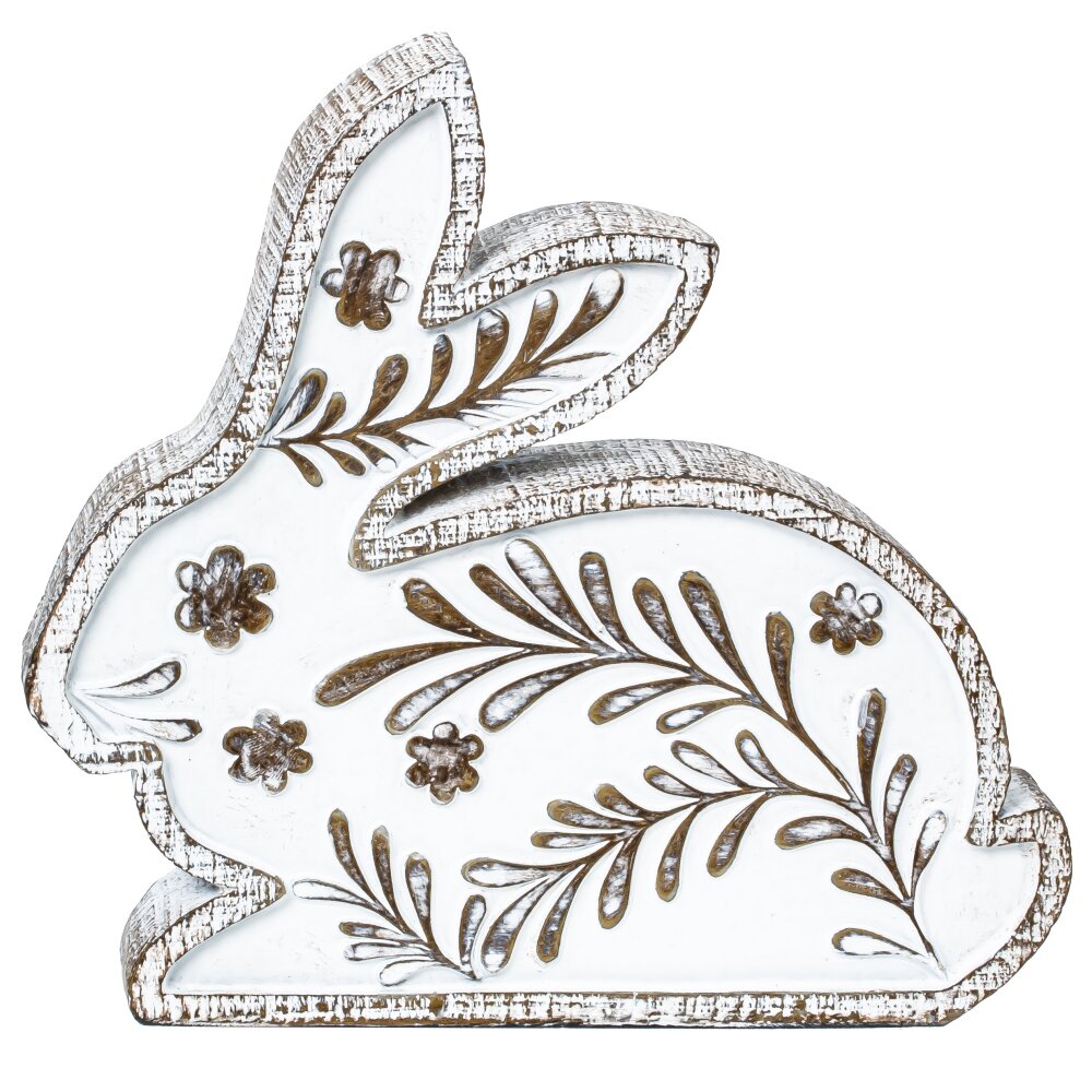 Фигурка декоративная Заяц 20х3,5х18см арт.795460 по цене 