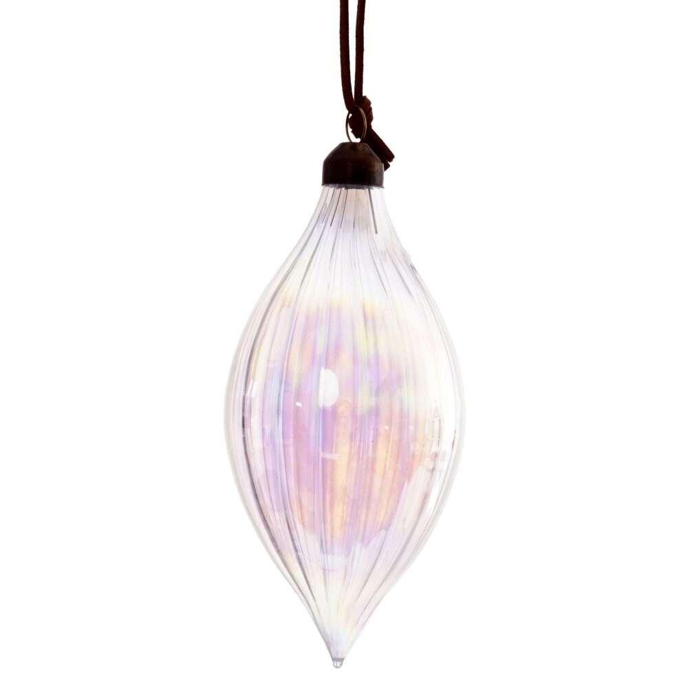 Украшение новогоднее Капля 7х7х15см, стекло арт.811823 по цене 