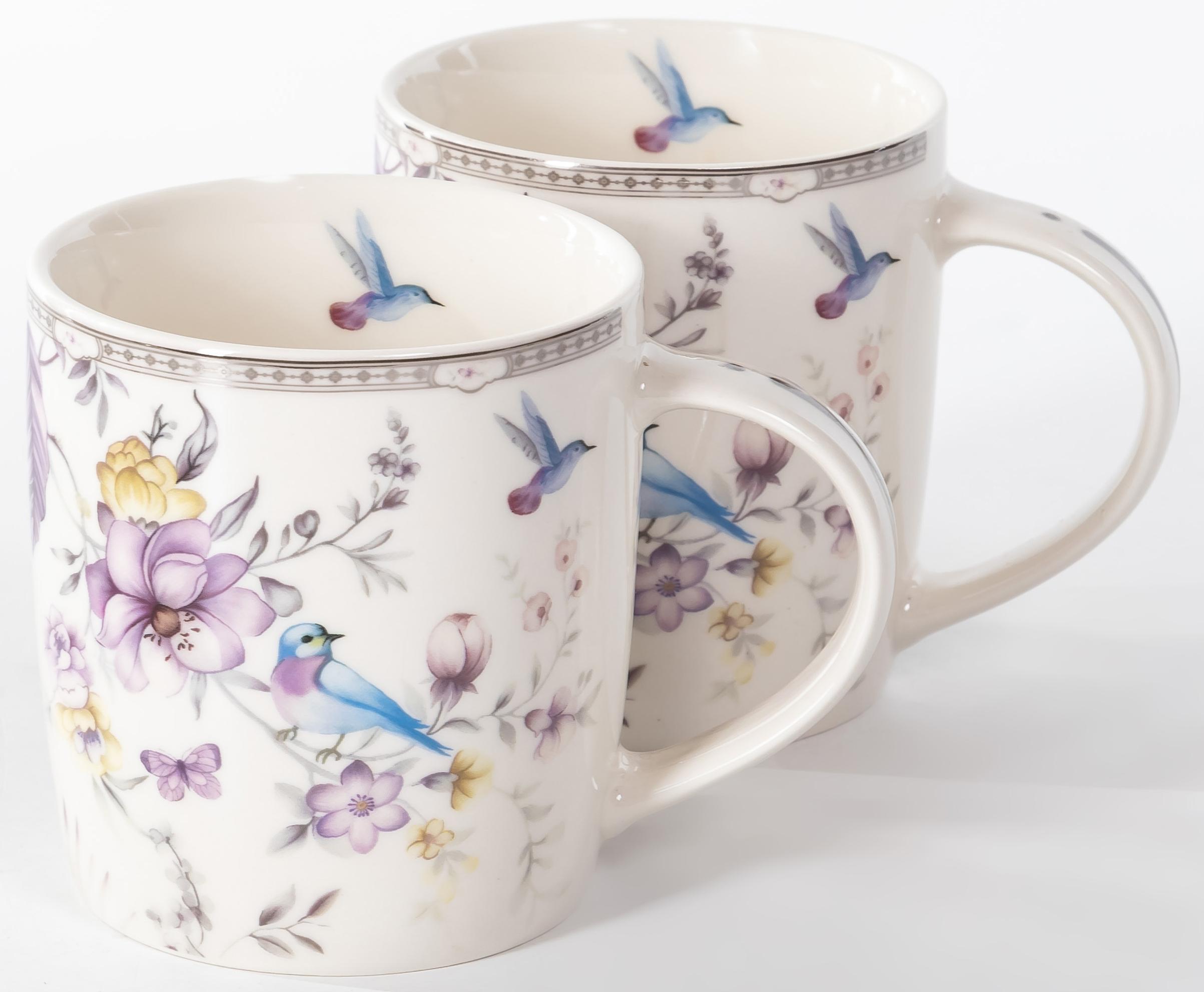 Набор кружек МЕЛАДИ 2шт 380мл, фарфор арт. 228-44002 по цене 