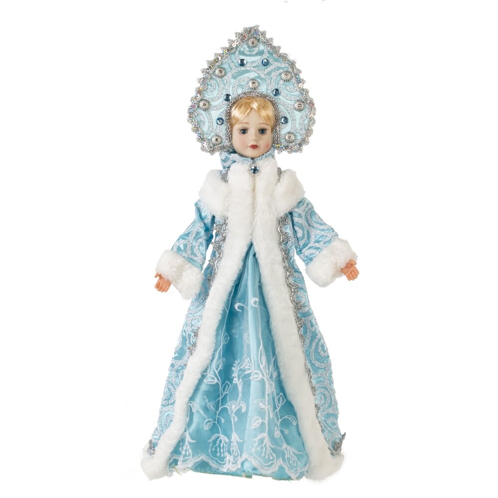 Фигурка Снегурочка с емкостью для конфет 30х30х54см арт.761729 по цене 