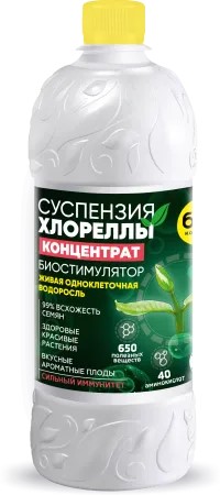 Удобрение жидкое Био Комплекс Хлорелла суспензия  1л по цене 