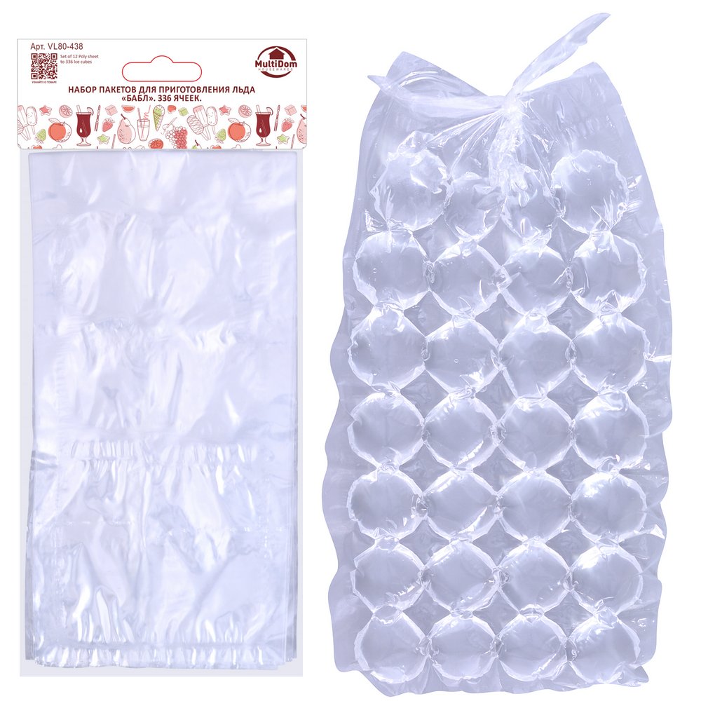 Набор пакетов для приготовления льда Бабл 336 кубиков арт.VL80-438 по цене 