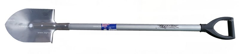 Лопата штыковая Галлея нержавеющая сталь с алюминиевым черенком и Vр по цене 