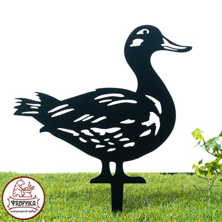 Фигура садовая Утка, металл арт.801-136B по цене 