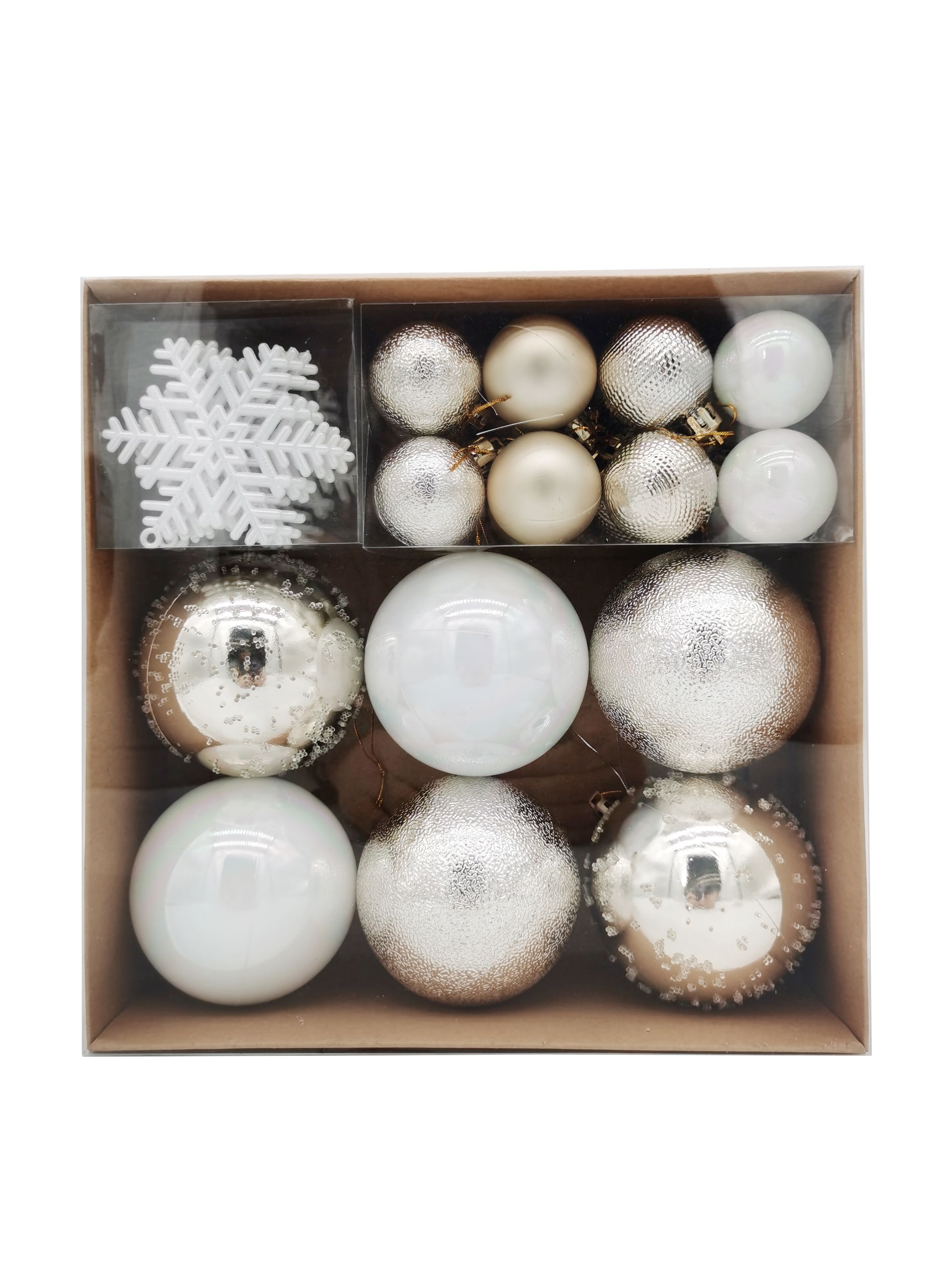 Украшение новогоднее Шар набор 30шт 8х24,2х24,2см арт.95131 по цене 