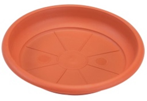 Поддон Сантино ТЕРРА для кашпо 1л пластик d12,5см терракот по цене 