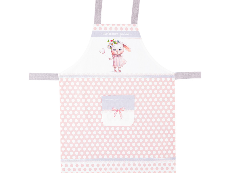 Фартук Любимая зайка мини белый 54х44см арт.850-740-72 по цене 