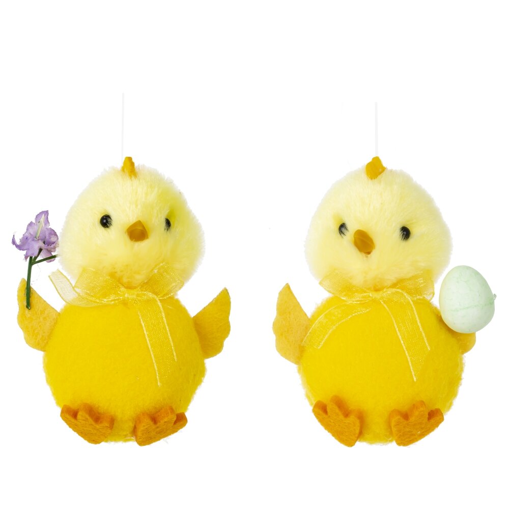 Изделие декоративное подвесное Цыпленок 6x3x7см 2в арт.816205 по цене 