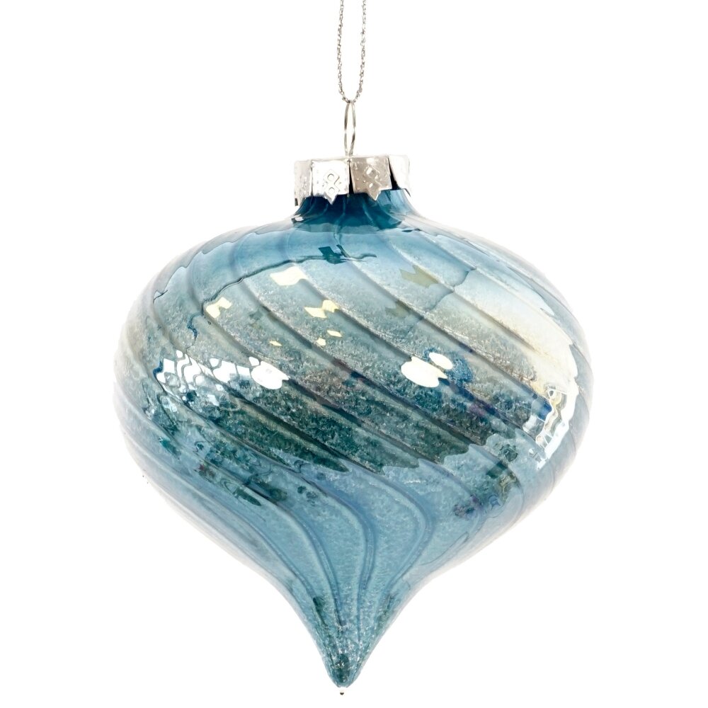 Украшение новогоднее Капля 8х8х9см, стекло арт.809548 по цене 