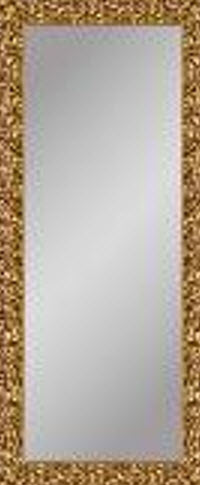 Зеркало в раме 50х140см, багет золотые квадраты арт.8Л3209 по цене 
