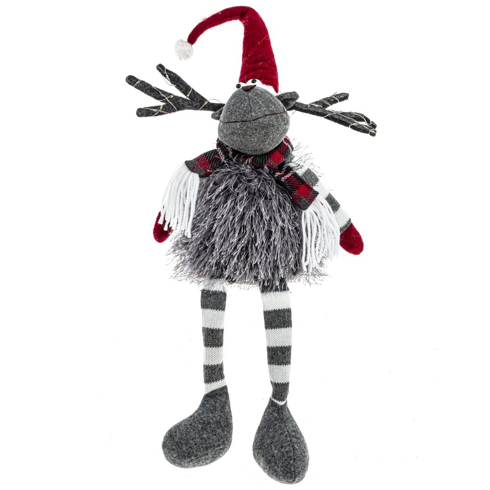 Игрушка набивная с подсветкой Олень 27х13х60см арт.793816 по цене 