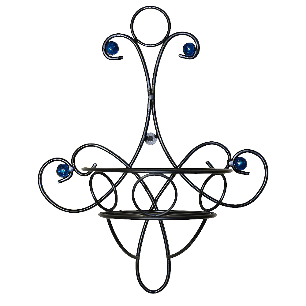 Подставка настенная Гарден Декор на 1 цветок, металл арт.15-431 по цене 