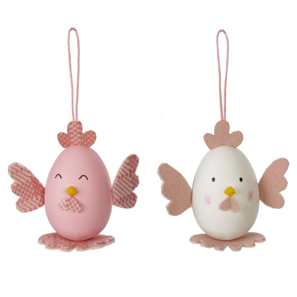 Набор из 2-х изделий подвесных Яйцо 16x4x17см арт.816289 по цене 