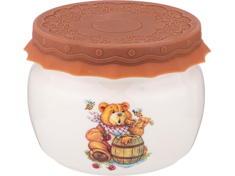 Банка Лефард с силиконовой крышкой мед 500мл арт.359-577 по цене 