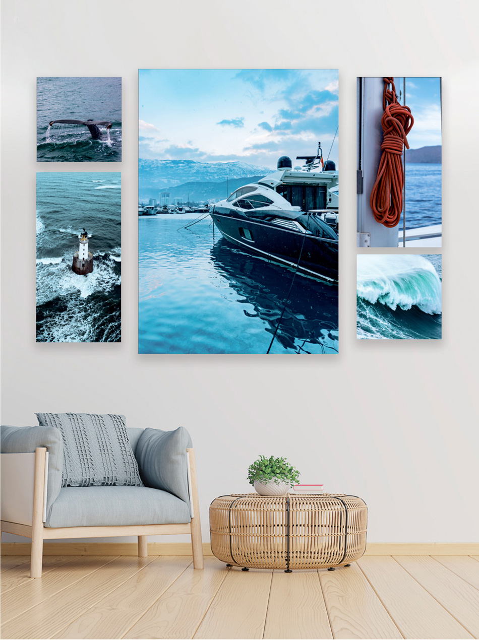 Набор из 5 картин Симфония Выход в море арт.МК-187 по цене 