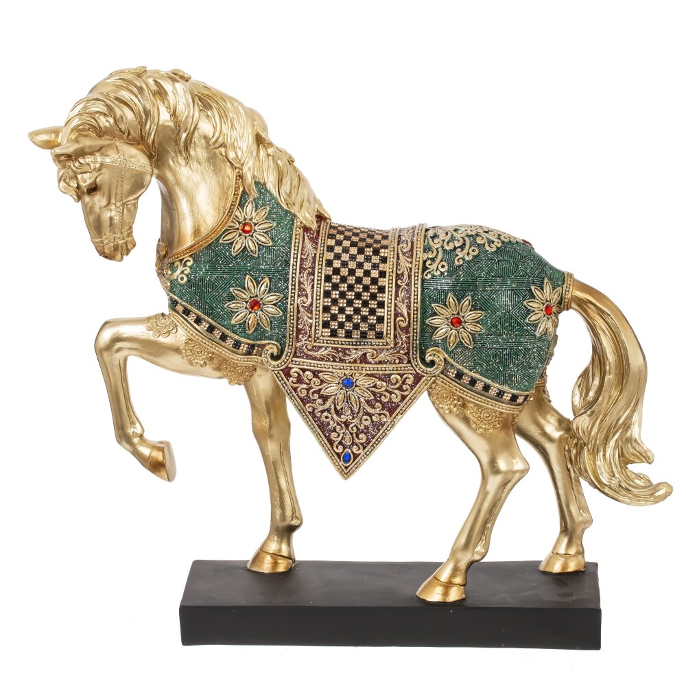 Фигурка декоративная Лошадь 33х7х32см арт.822810 по цене 