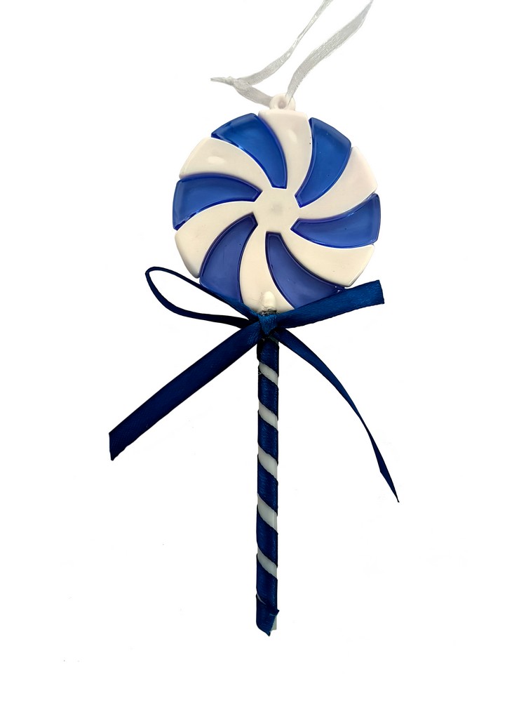 Изделие декоративное подвесное Леденец 6х0,5х15см полипропилен арт.91334 по цене 